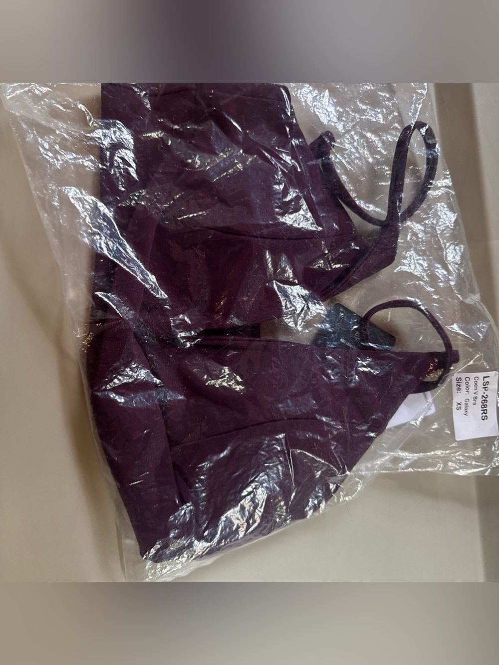 Lanston Los Angeles sport Coen V Bra galaxy NWT